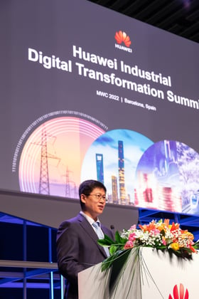 2022.03.03. Ли Пэн, президент Huawei в Западной Европе на MWC 2022