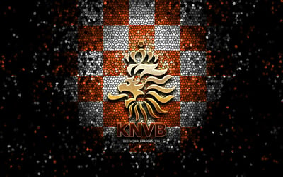 HD-wallpaper-dutch-football-team-glitter-logo-uefa-europe-orange-white-checkered-background-mosaic-art-soccer-netherlands-national-football-team-knvb-logo-football-netherlands