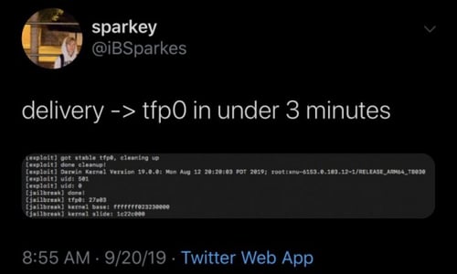 black screen of it