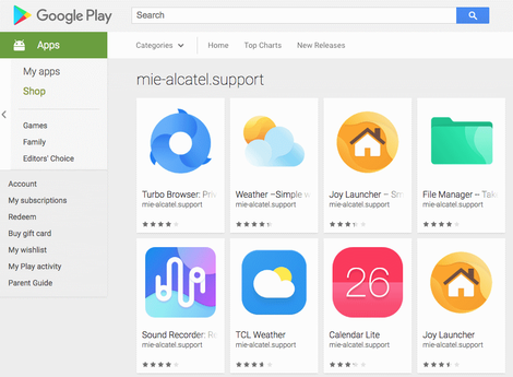 На смартфонах Alcatel нашли предустановленное вредоносное ПО