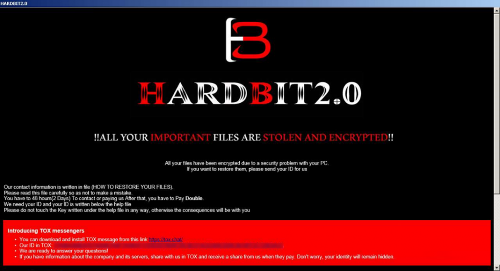 Вымогательское ПО HardBit обновилось до версии 2.0
