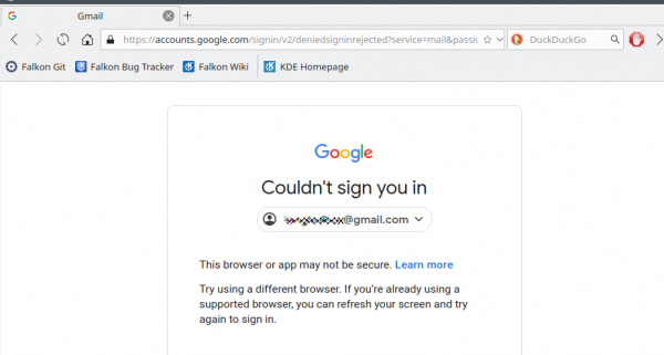 Google заблокировала ряд браузеров для Linux
