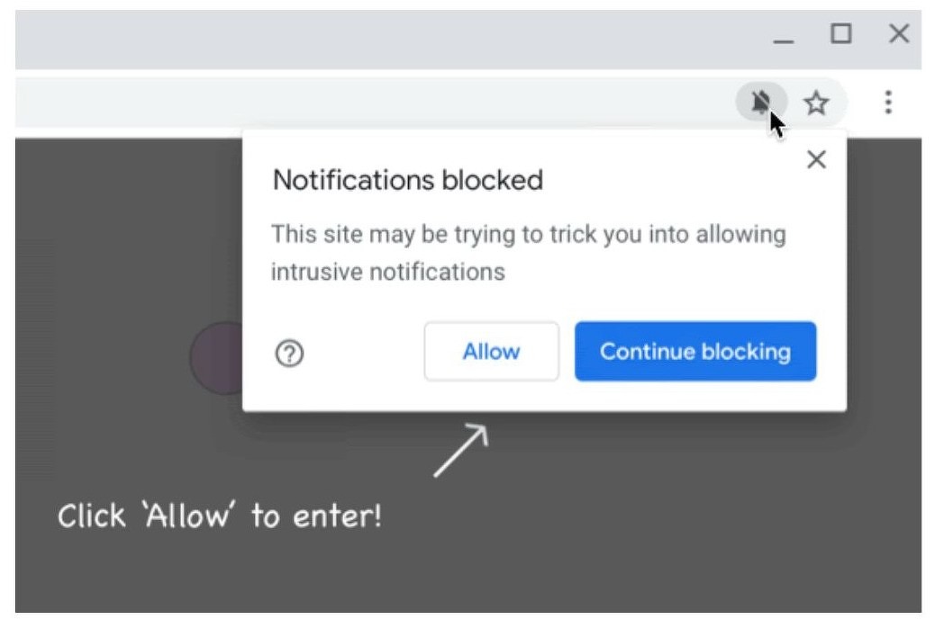 В Chrome 84 появится система блокировки окон с запросами на получение уведомлений