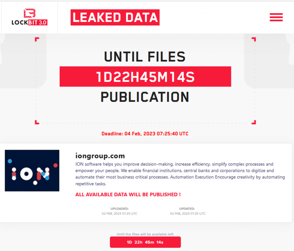 Новая атака LockBit на ION Group ощутимо повлияла на работу компании