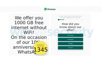 Мошенники в Whatsapp предлагают бесплатный интернет и без Wi-Fi